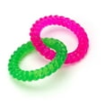 thumbnail image 2 of Fun Pink and Green Chain Link Puppy and Small Dog Toy Circle or Heart Play Fetch (1 Heart Toy), 2 of 11