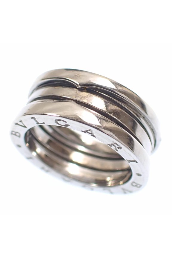Pre-Owned Bvlgari B.zero1 Ring for Men, 18K White Gold, Size 16 (#57), 12.8g, 750 Calcium,...