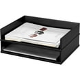 thumbnail image 2 of Victor Technology Stacking Letter Tray, Black (1154-5), 2 of 2