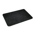 thumbnail image 2 of Haiem Black Glitter Front Door Mat Indoor Outdoor Entrance, Waterproof All-Season, All-Weather Doormat, Durable Flannel Fabric, Fade Resistant, Low Profile, 16x24in, 2 of 9