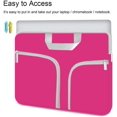 thumbnail image 6 of MELLCO For MacBook 12" 11.6" Laptop Sleeve Case Carry Bag Universal Laptop Bag For MacBook Samsung Chromebook HP Acer Lenovo,Pink, 6 of 9