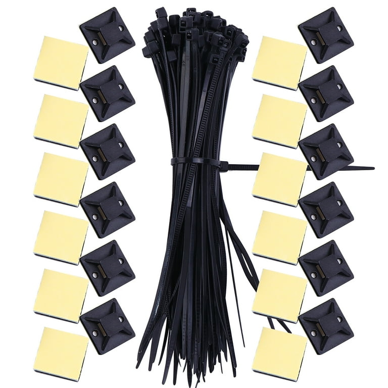 ホールドアップアメリカ Amazon.com: 100 Pcs Cable Zip Tie Saddle Type Mounts Base