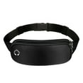 thumbnail image 4 of Tnobhg Unisex Fanny Pack Waterproof Phone Bag Elastic Adjustable Waist Strap Breathable Mesh Design Zipper Closure Earphone Hole Outdoor Jogging Cycling Waist Bag, 4 of 7