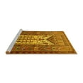 thumbnail image 2 of Ahgly Company Machine Washable Indoor Rectangle Persian Yellow Traditional Area Rugs, 8' x 10', 2 of 4