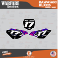 thumbnail image 4 of Kalair GFX Graphics Kit for Kawasaki KLX125 (2003-2007) Warfare Series, 4 of 5