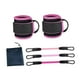 thumbnail image 5 of Bandas de resistencia para tobillos con puños y pesas para tobillos, juego de bandas de fitness para glúteos Rosa, 5 of 8