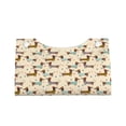 thumbnail image 4 of Naloa Dachshund Dog Print Leather Tissue Box Cover Rectangle | Long Tissue Box Cover | Tissue Box Holder | Tissue Holder for Bathroom, 4 of 9