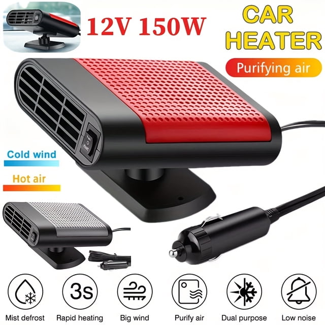 CNKOO 2-in-1 Cooling And Heating Dual Mode RV Fan With High Airflow And Low Noise Fast Defogging And Defrosting Without Battery ZZZ
