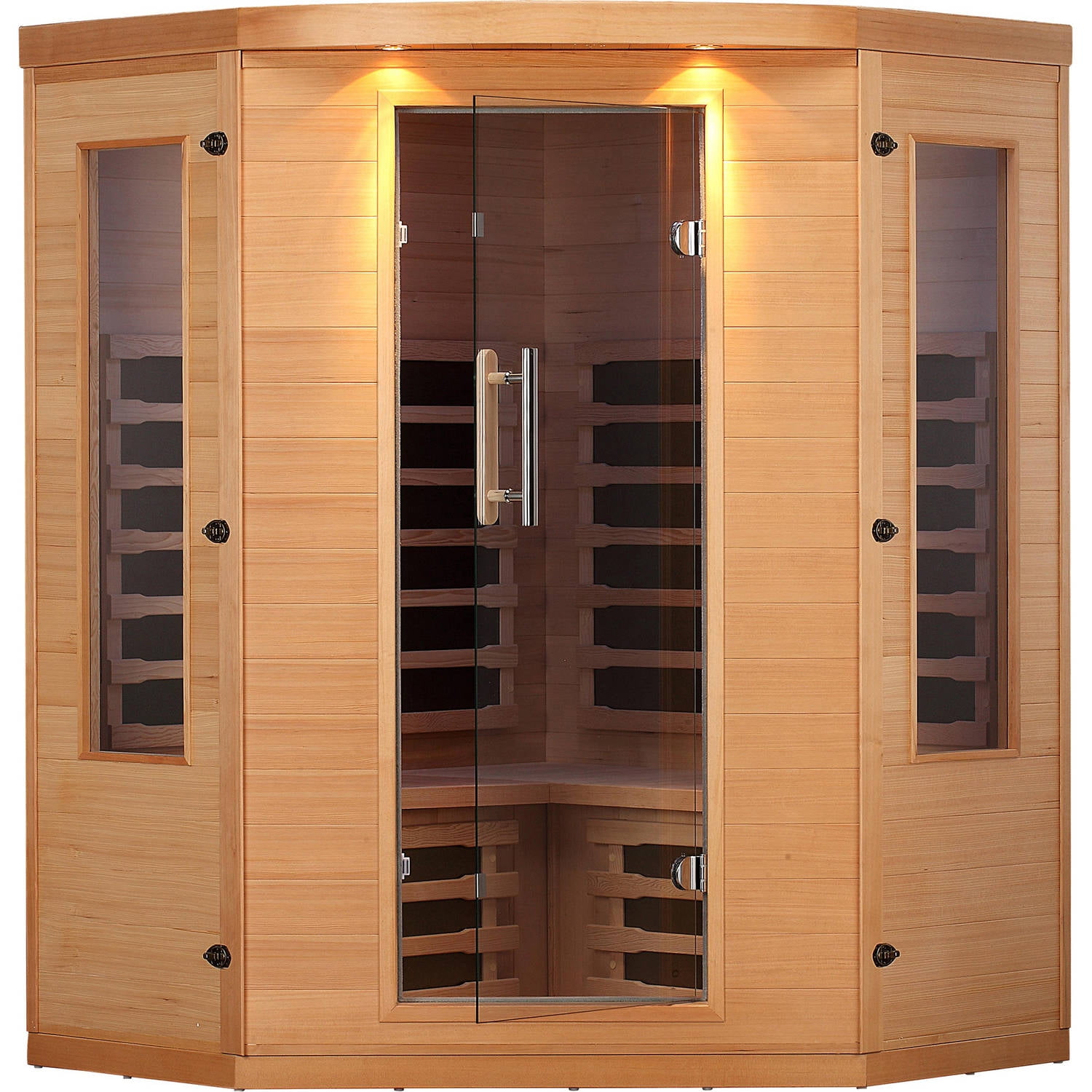 Canadian Spa Co. Aspen 4-Person Far Infrared Corner Sauna by Canadian Spa Company
