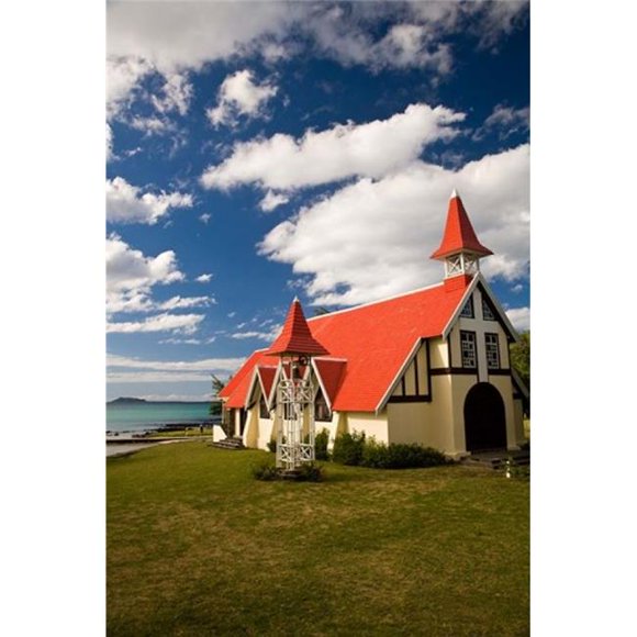 Danita Delimont PDDAF28SWS0156B Church Notre Dame Auxiliaiatrice Mauritius Poster Print by Stuart Westmorland, 11 x 17