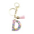 thumbnail image 1 of Buy 2 get 10% off Key Chain Bag Accessories Cute Accessories Key Ring Ladies Initials Key Ring Ladies Bag Pendant, 1 of 2