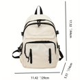 thumbnail image 2 of Retro Casual Backpack - Large Capacity Student School Bag for Travel & Computer Use, 2 of 5