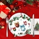 thumbnail image 4 of Toallas de papel para fiestas navideñas | Paquete de 20 servilletas desechables con diseño de copos de nieve y adornos navideños | Vajilla multicolor de 16,5 x 16,5 cm, 4 of 5
