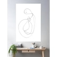thumbnail image 2 of Scribble Poster Wall Art, Modern Wall Decor For Living Room Bedroom, 24x36 UNFRAMED, 2 of 3