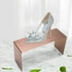 thumbnail image 4 of Expositor de zapatos, organizador de zapatos, estante para bolsas de zapatos, estante moderno de acero inoxidable Alto oro rosa, 4 of 8