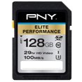 thumbnail image 1 of Tarjeta de memoria flash SDXC PNY Elite Performance 128GB U3, 1 of 5