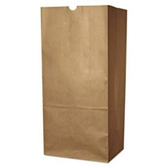 BAG SK1665 12 x 7 x 17 in. 66 lbs Kraft 0.17 BBL Paper Grocery Bag, Standard, 500 Piece