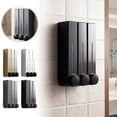 thumbnail image 5 of Liquid Soap Dispenser, Wall Mount Soap Dispenser, Wall Mount Shower Liquid Shampoo Dispenser Three Head Shampoo Dispensers Hotel Bathroom, 5 of 5