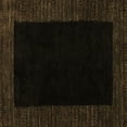 thumbnail image 1 of Ahgly Company Indoor Square Abstract Brown Modern Area Rugs, 8' Square, 1 of 4