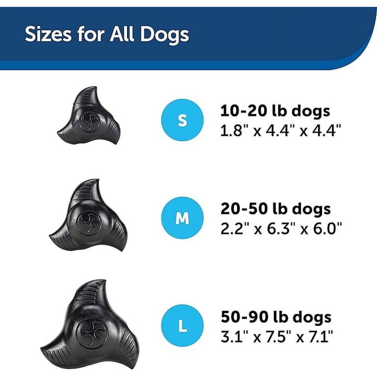 PetSafe Squeak 'n Treat Ninja Star Dog Chew Toy - Durable Rubber