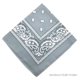 thumbnail image 3 of Eigraketly Moda Unisex Bandana Hop Pañuelo cuadrado grande Estampado de Cachemira Diadema Muñequeras Pañuelo para la cabeza Pañuelo de tinte Ciclismo Gris, 3 of 5
