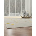 thumbnail image 3 of Unique Loom Whimsy Kids Collection Area Rug - Bubbles (5' 3" x 8' Rectangle Ivory/Light Blue), 3 of 9