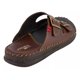 thumbnail image 4 of Huaraches De Piel Dos Hebillas Acojinado Cafe Andrea Pesca, 4 of 4