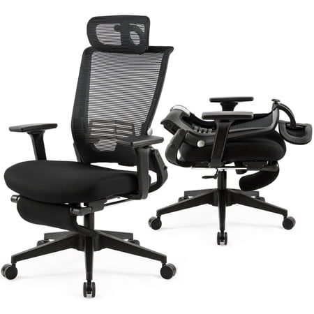 hforesty black foldable office chair product