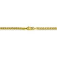 thumbnail image 2 of 10K Yellow Gold Anchor chain 7 in 2.4 mm 2.4mm Flat, 2 of 3