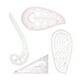 thumbnail image 2 of Herramienta de Diseño de Ropa ANGGREK Regla Curva de costura 4 Piezas, 2 of 8