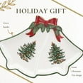 thumbnail image 6 of Portmeirion 10" Bell Dish - Christmas Tree & Ribbon Design | Earthenware Plate | Collectible Christmas Tableware | Holiday Kitchen Décor | Vintage-Inspired Seasonal Dish | Dishwasher & Microwave Safe, 6 of 7