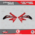 thumbnail image 4 of Kalair GFX Graphics Kit for Honda CRF450R (2008) Ominous Series, 4 of 5