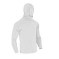 thumbnail image 4 of TKLPEHG Unisex UPF 50+ Sun Protection Shirt with Mask Lightweight Casual Long Sleeve Hooded Comfy Hiking Fishing Shirts (White,L), 4 of 8