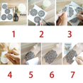 thumbnail image 5 of 6 Sheets Black Underboob Tattoos For Women - Temporary Tattoo Stickers, 5 of 5