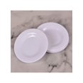 thumbnail image 2 of 4pcs/pack Dollhouse Miniature White Plate Model For Diy Dining Playset Decor, Kitchen Toy, 2 of 5