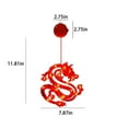 thumbnail image 3 of MERILER 2024 Chinese New Year LED Window Hanging Lights - Red Dragon Lantern and Firecrackers Design, Battery Operated with Suction Cups for Indoor Decoration, 3 of 6