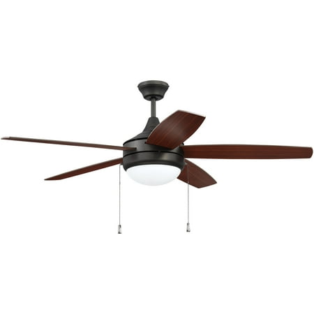 

Craftmade Pha525 Phaze 5 52 5 Blade Led Indoor Ceiling Fan - Brown