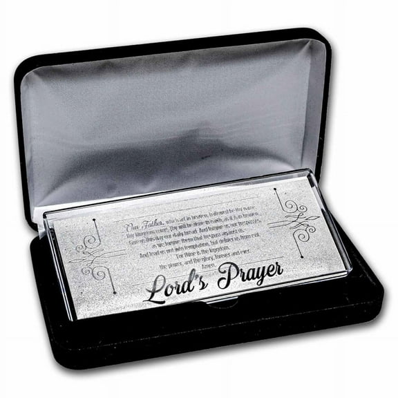 4 oz Silver Bar - The Lord's Prayer