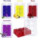 thumbnail image 5 of 60pcs Wax Melt Container Clamshell Packaging Mold Box for Plastic Clear Empty Wax Candle Melt Tart Packaging Container, 5 of 5