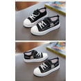 thumbnail image 2 of Children's bear canvas shoes boys board shoes autumn girls casual white shoes students breathable cloth shoes, 2 of 3