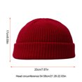 thumbnail image 4 of Minnieouse Gorro de a prueba de frío para mantener el calor a prueba de viento gorro de lana transpirable para deportes al aire libre gorros Sombreros Vino rojo Minnieouse AP009095-11, 4 of 6