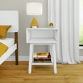 thumbnail image 2 of Max & Lily Nightstand with Cubby Shelf, Solid Wood Bedside Table, Side Table for Bedroom, 2 of 8