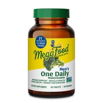 MegaFood Men's One Daily Multivitamin - Vitamins C, D3, B12 - Energy Support - 60 Servings
