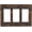 Vintage Wood Barn Door, variant on Decorative Light Switch Cover Plate Retro Grey Brown Wood Plank 2 Gang Outlet Covers Double Toggle Wall Plates for Electrical Outlets Switch Plate Covers Faceplate for Farmhouse Decor