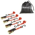 thumbnail image 2 of Stalwart Ratchet Tie Down Straps 10 Ft. 500 Lb. Load, 4 Pack, 2 of 5