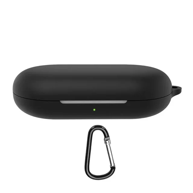 GadgetCom Replacement Case Compatible with Anker Soundcore V20i , Shockproof Silicone Earbuds Pouch Cover With Clip Hook