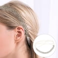 thumbnail image 4 of Diadema de boda para mujer, novedad creativa con cadena de cinta, , accesorios para el cabello para fiestas formales, recepciones en el jardín, Baoblaze Diadema de banda para el cabello, 4 of 8