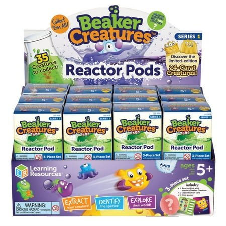 UPC: 0765023838183 | LER3818 – Beaker Creatures Reactor Pod Set of 24 by Learning Resources