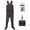 Brown, variant on DikaSun Bootfoot Chest Waders for Men & Women, Waterproof 2-Ply Nylon/PVC Fishing Wader with Boots for Outdoor,Sizes 4-13 Bootfoot(M10/W12,Gray)