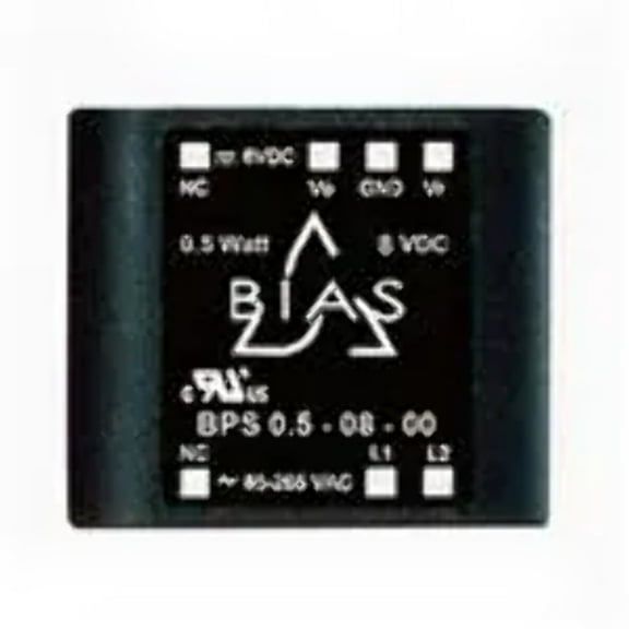 BPSX 0.5-08-50 Enclosed AC/DC Converters 2 Output 8V 63mA, 63mA 85 ~ 265 VAC Input :RoHS